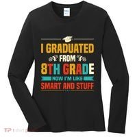 I Graduated From 8th Grade Now Im Like Women's Long Sleeve Shirt thumb 0