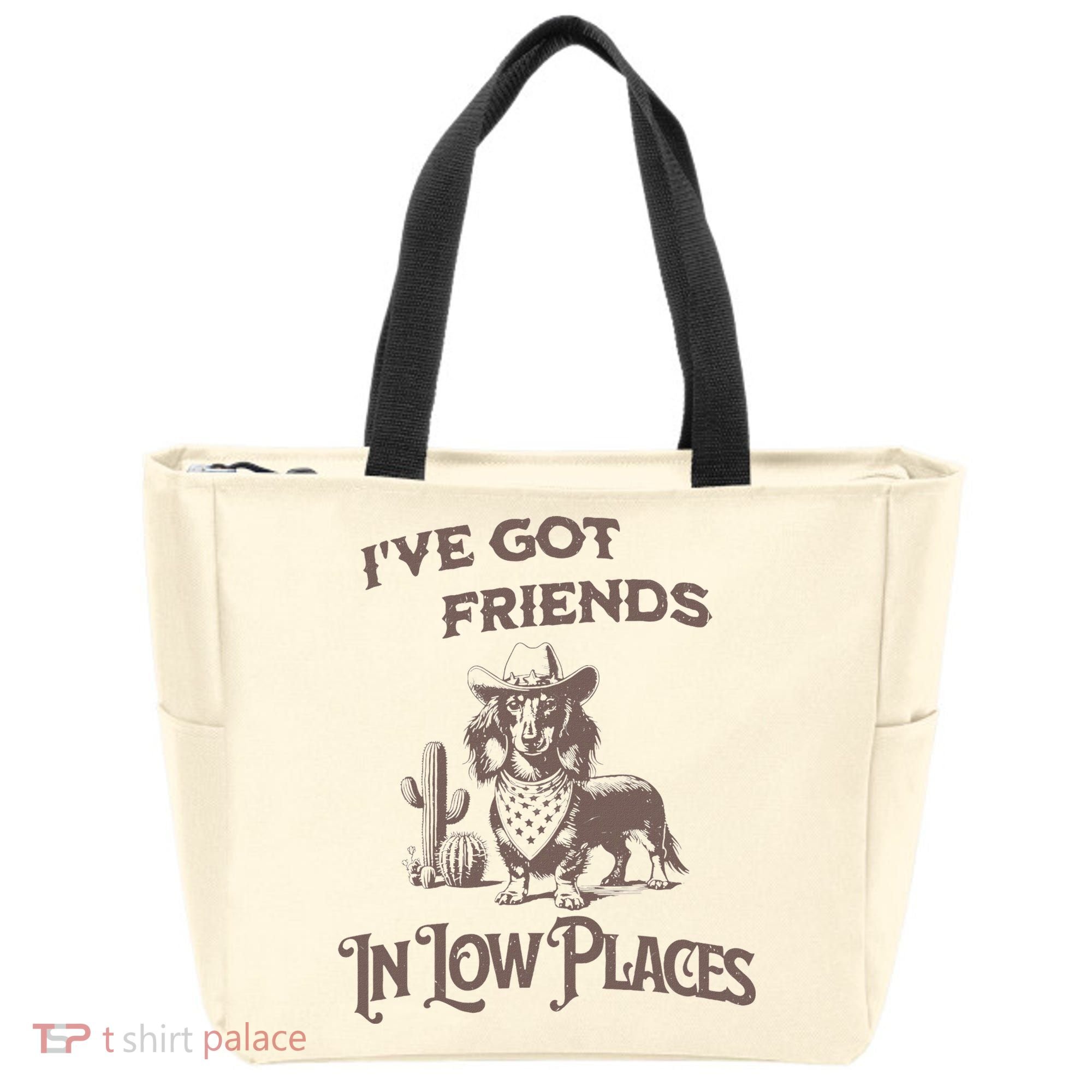 IVe Got Friends In Low Places Dachshund Tote Bag