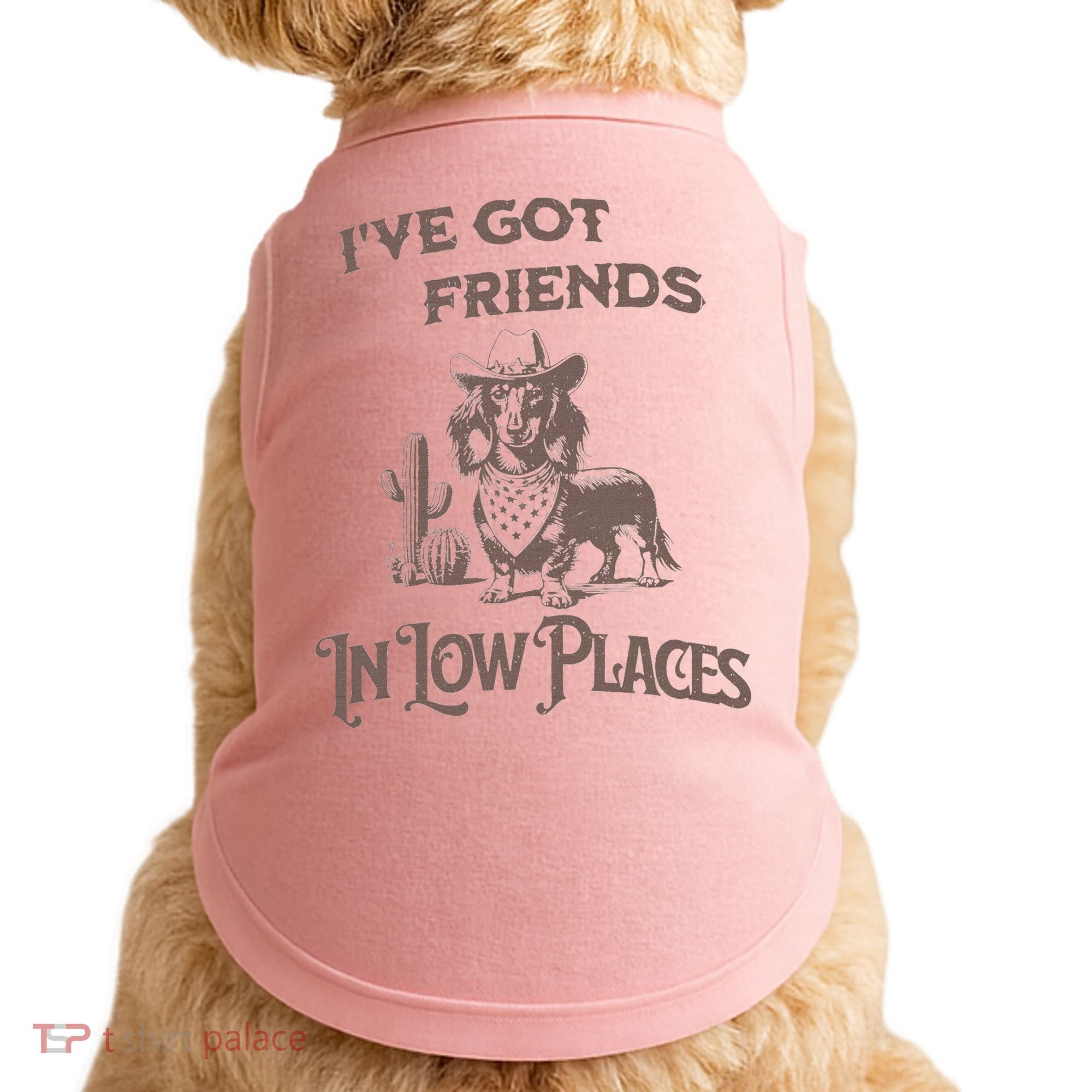 IVe Got Friends In Low Places Dachshund Doggie Tank