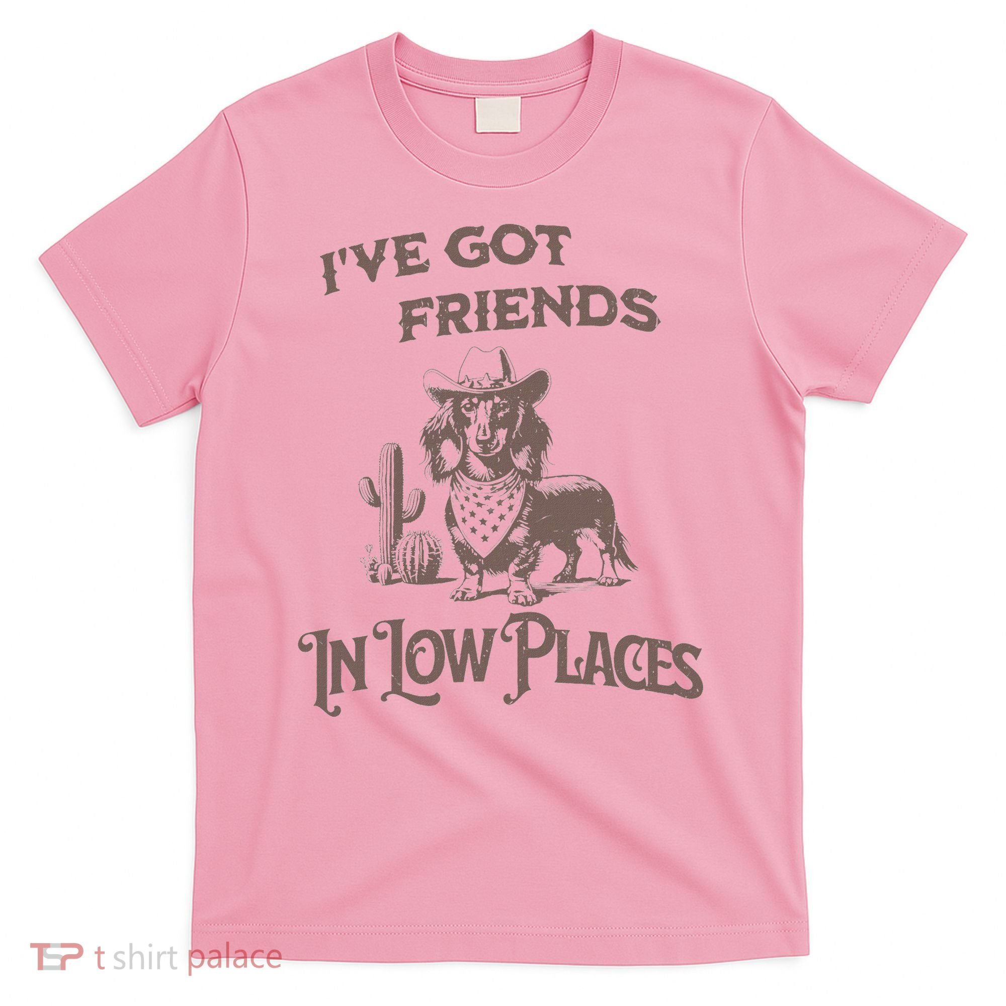 IVe Got Friends In Low Places Dachshund T-Shirt