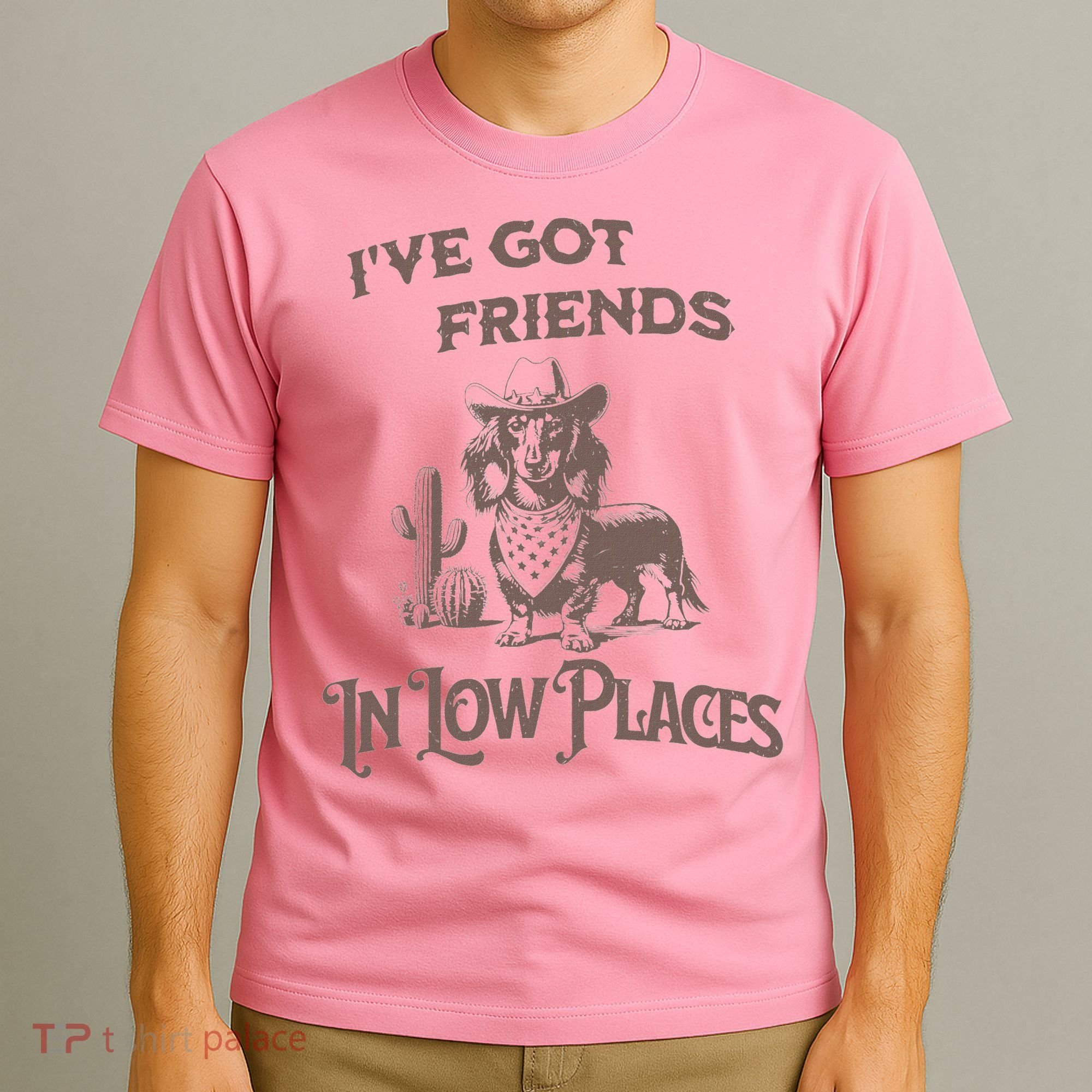 IVe Got Friends In Low Places Dachshund T-Shirt