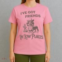 IVe Got Friends In Low Places Dachshund T-Shirt thumb 4