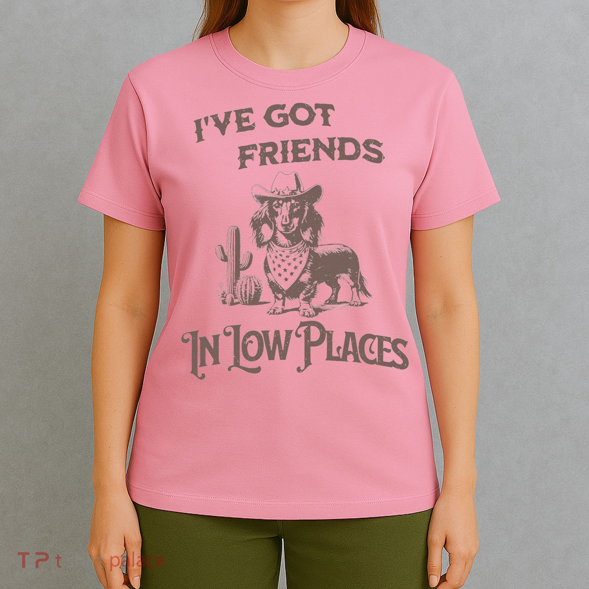 IVe Got Friends In Low Places Dachshund T-Shirt
