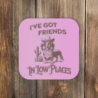 IVe Got Friends In Low Places Dachshund Coaster thumb 0