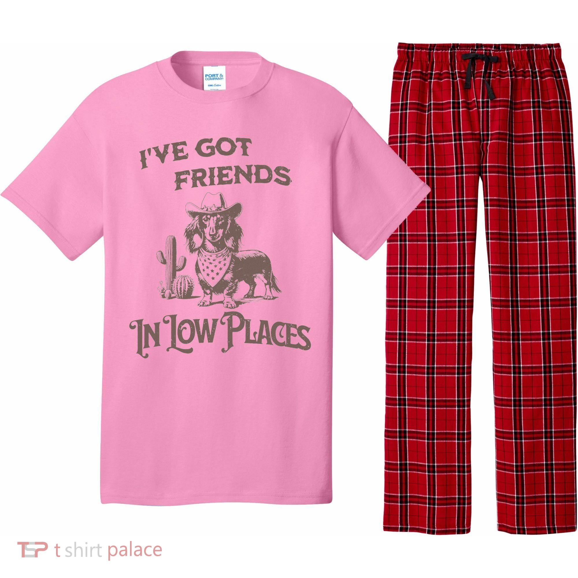 IVe Got Friends In Low Places Dachshund Pajama Set