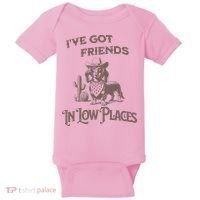 IVe Got Friends In Low Places Dachshund Baby Bodysuit thumb 0