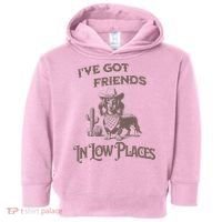 IVe Got Friends In Low Places Dachshund Toddler Hoodie thumb 0