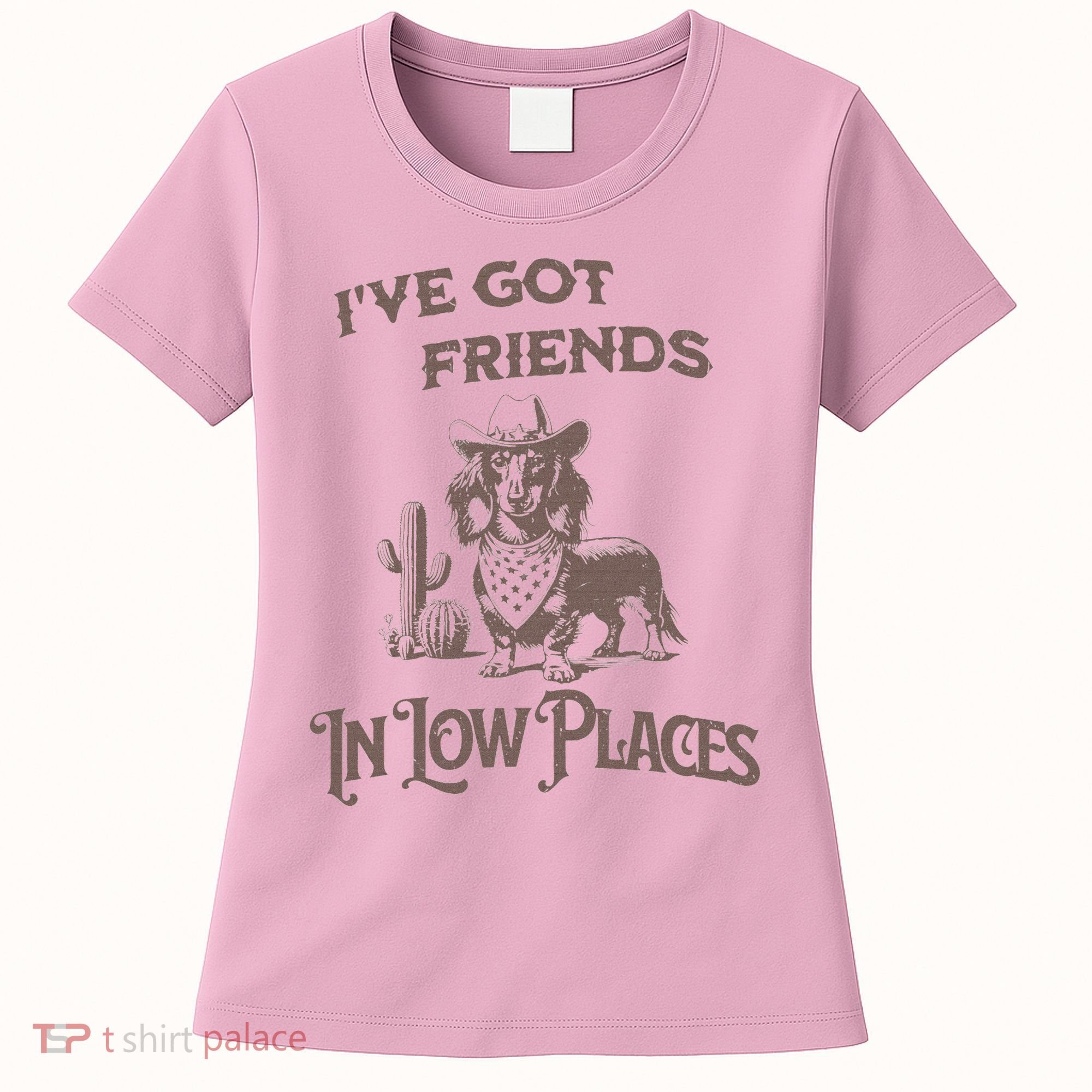IVe Got Friends In Low Places Dachshund Women's T-Shirt