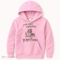 IVe Got Friends In Low Places Dachshund Kids Hoodie thumb 0