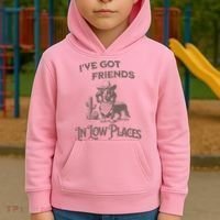 IVe Got Friends In Low Places Dachshund Kids Hoodie thumb 2
