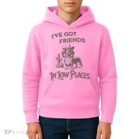 IVe Got Friends In Low Places Dachshund Kids Hoodie thumb 4