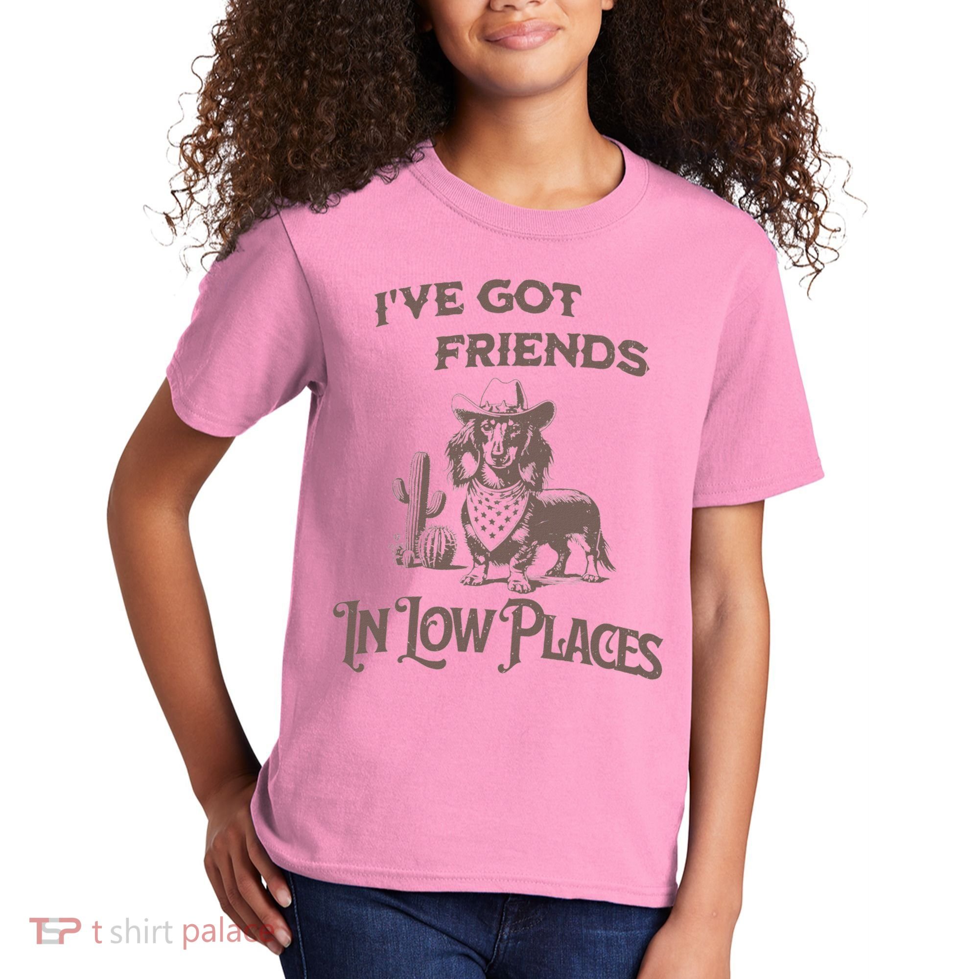 IVe Got Friends In Low Places Dachshund Kids T-Shirt