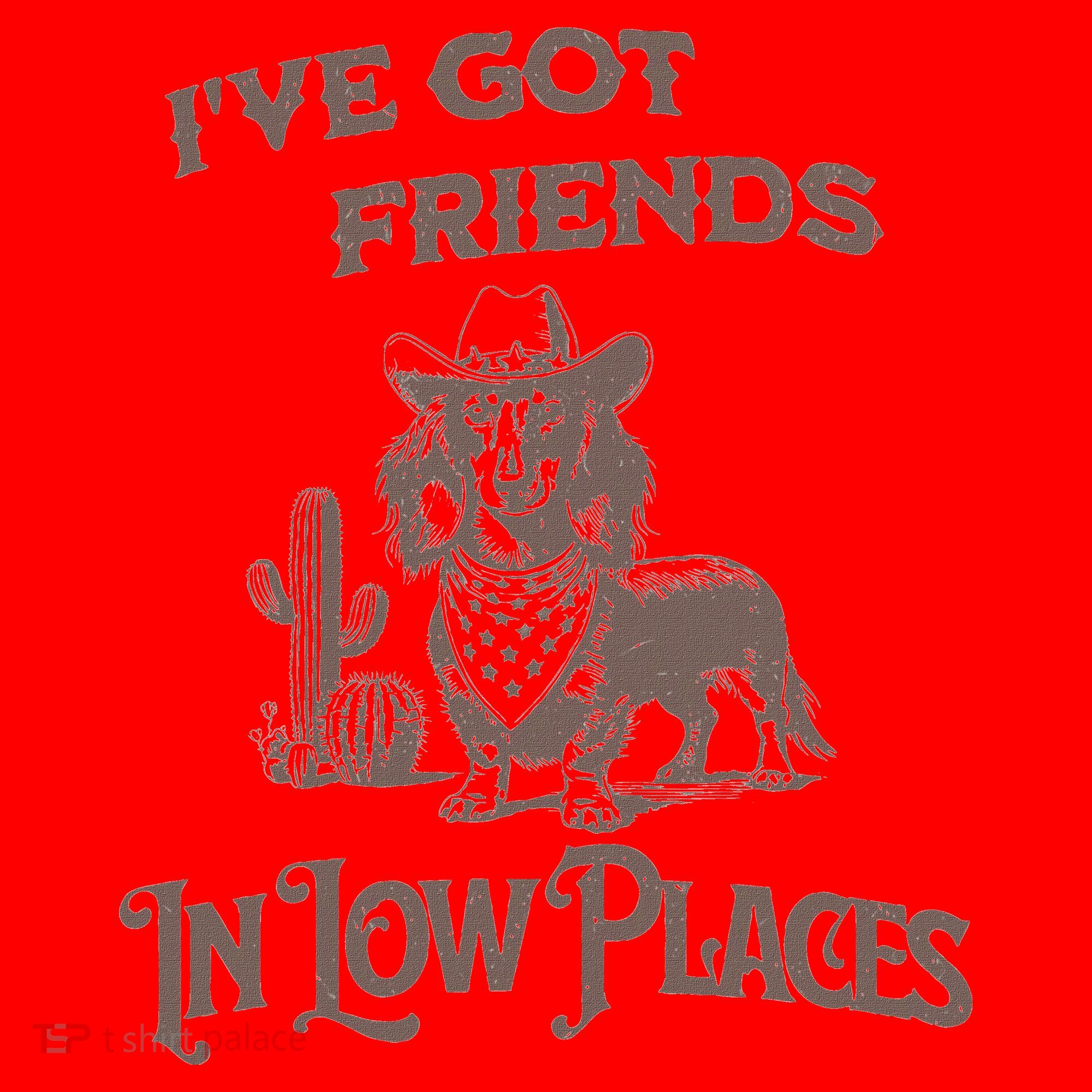 IVe Got Friends In Low Places Dachshund Santa Hat