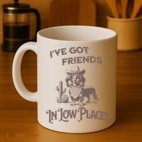 IVe Got Friends In Low Places Dachshund Coffee Mug thumb 4
