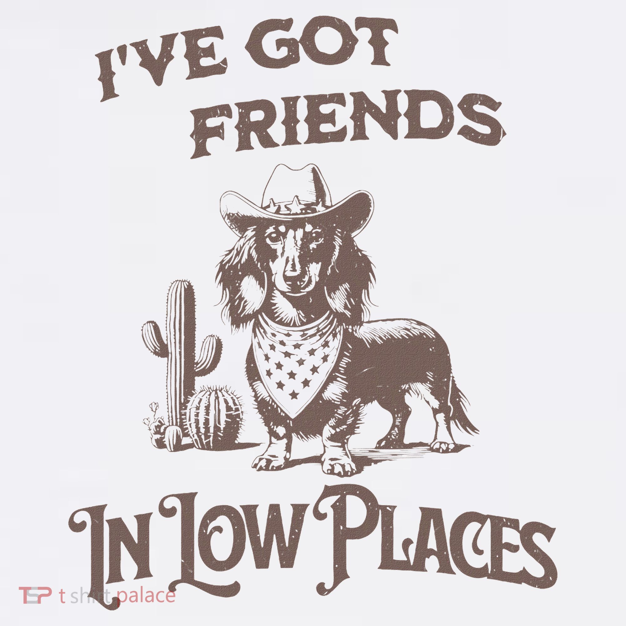 IVe Got Friends In Low Places Dachshund Women's Hoodie