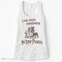IVe Got Friends In Low Places Dachshund Women's Tank Top thumb 0