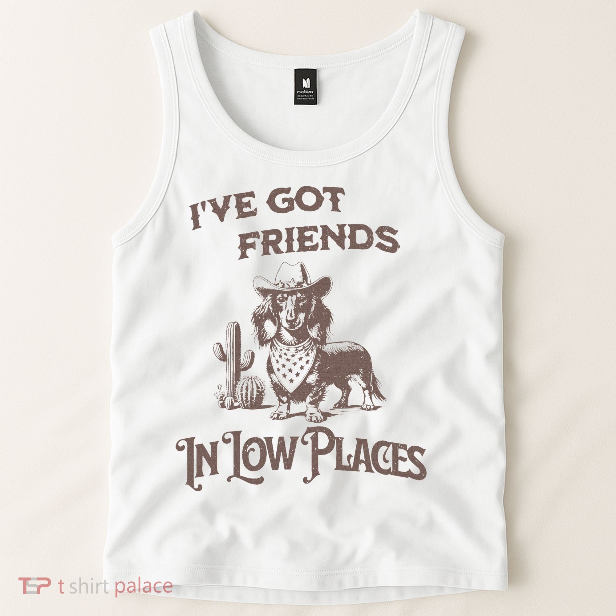 IVe Got Friends In Low Places Dachshund Tank Top