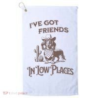IVe Got Friends In Low Places Dachshund Golf Towel thumb 0