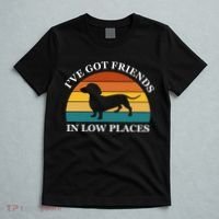 I've Got Friends In Low Places Dachshund Wiener Dog Funny T-Shirt thumb 5