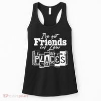 I've Got Friend In Low Places Travel Lover Women's Tank Top thumb 0