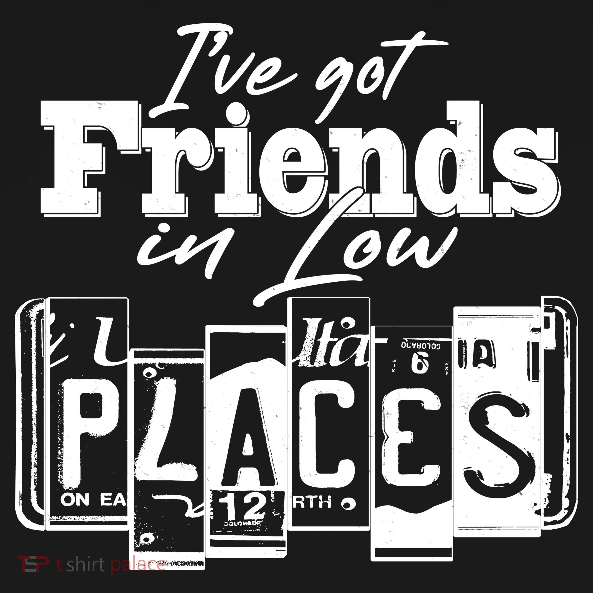 I've Got Friend In Low Places Travel Lover Women's Tank Top