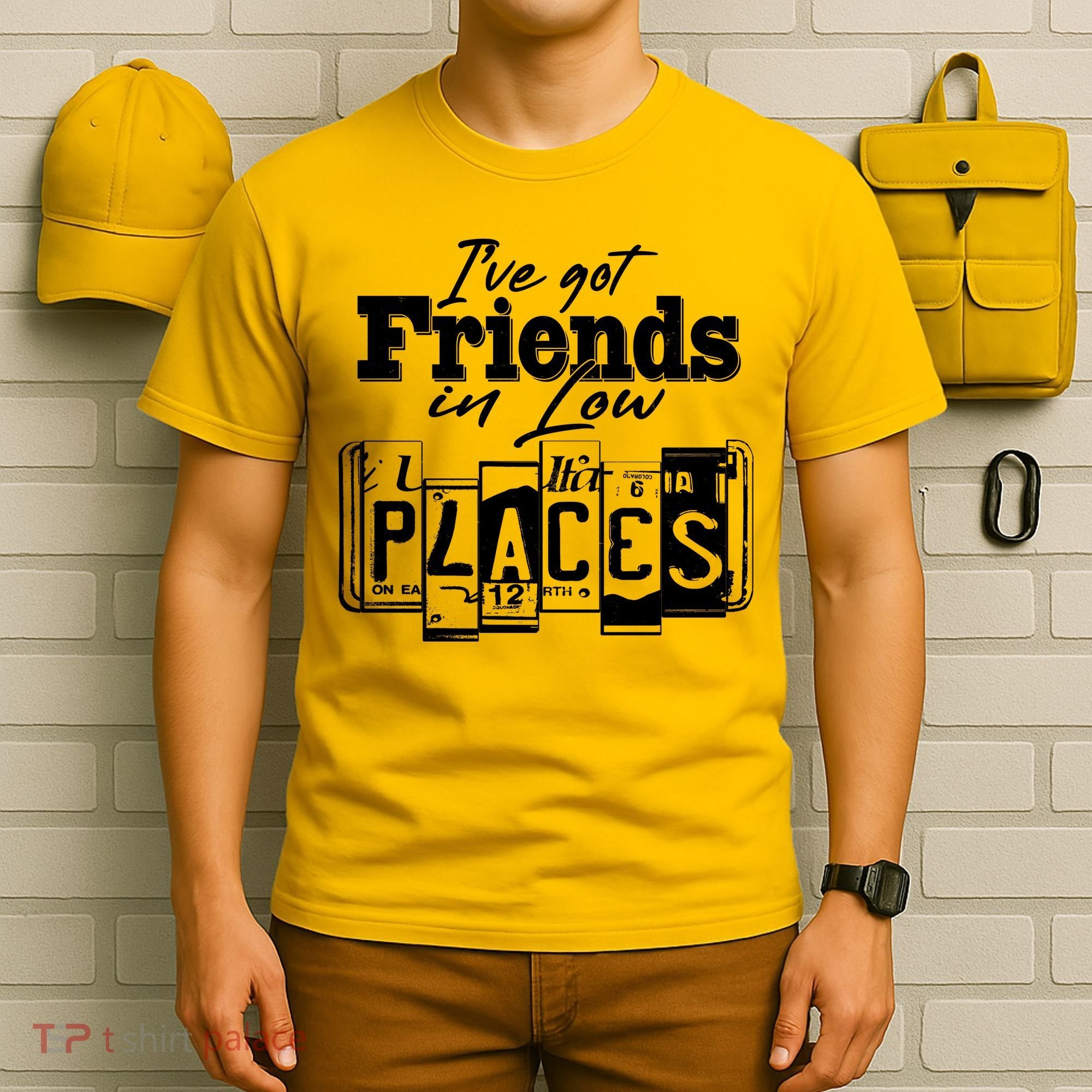I've Got Friend In Low Places Travel Lover T-Shirt