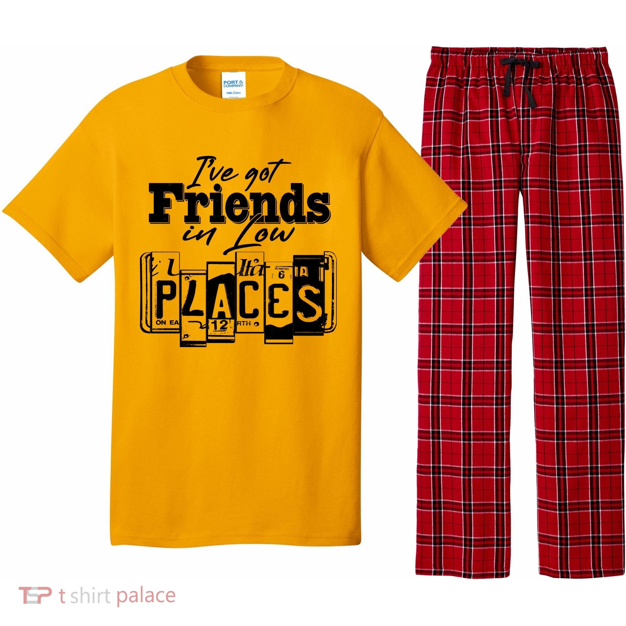 I've Got Friend In Low Places Travel Lover Pajama Set