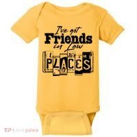 I've Got Friend In Low Places Travel Lover Baby Bodysuit thumb 0