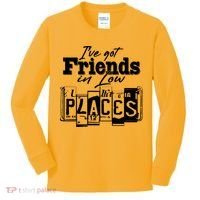 I've Got Friend In Low Places Travel Lover Kids Long Sleeve Shirt thumb 0