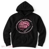IVe Got Holes In My Brain Ms Multiple Sclerosis Awareness Hoodie thumb 0