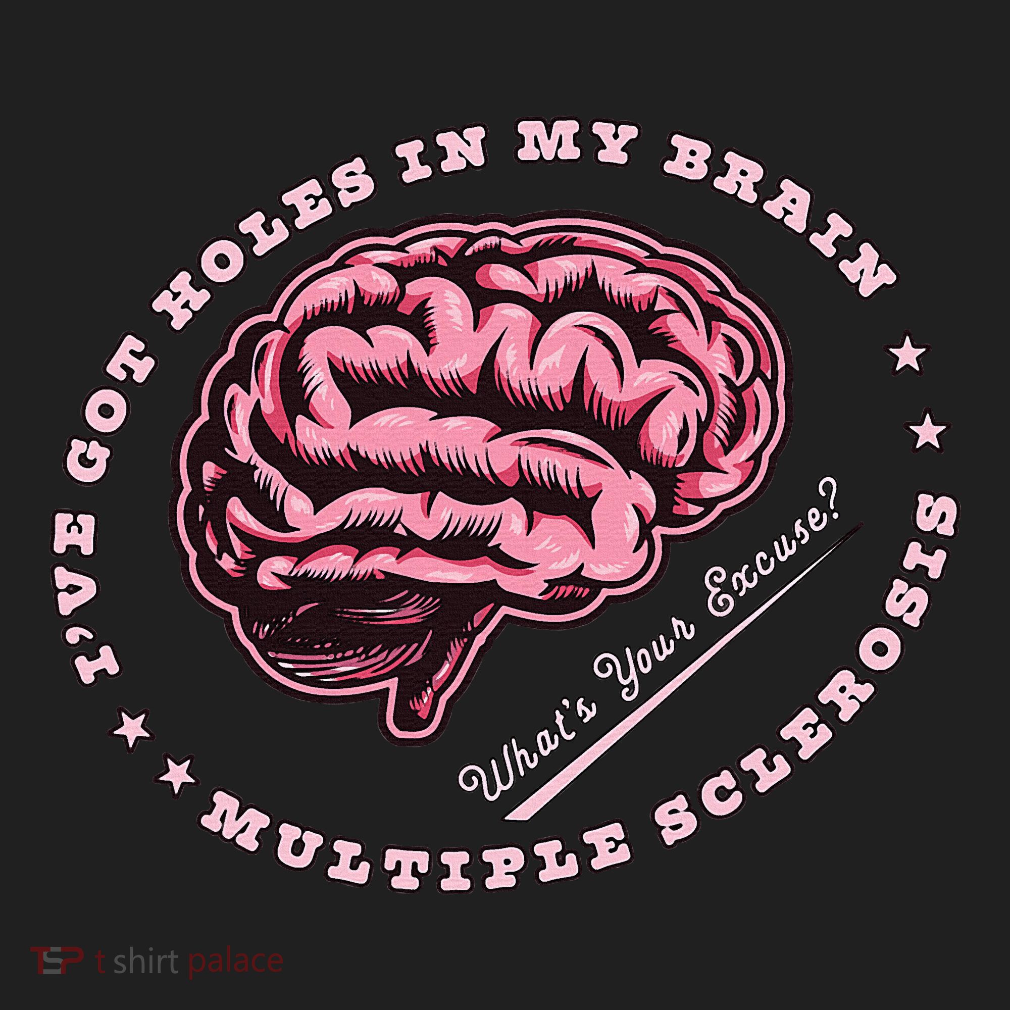 IVe Got Holes In My Brain Ms Multiple Sclerosis Awareness Beanie