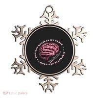 IVe Got Holes In My Brain Ms Multiple Sclerosis Awareness Ornament thumb 0