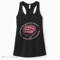 IVe Got Holes In My Brain Ms Multiple Sclerosis Awareness Women's Tank Top thumb 0