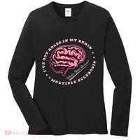 IVe Got Holes In My Brain Ms Multiple Sclerosis Awareness Women's Long Sleeve Shirt thumb 0