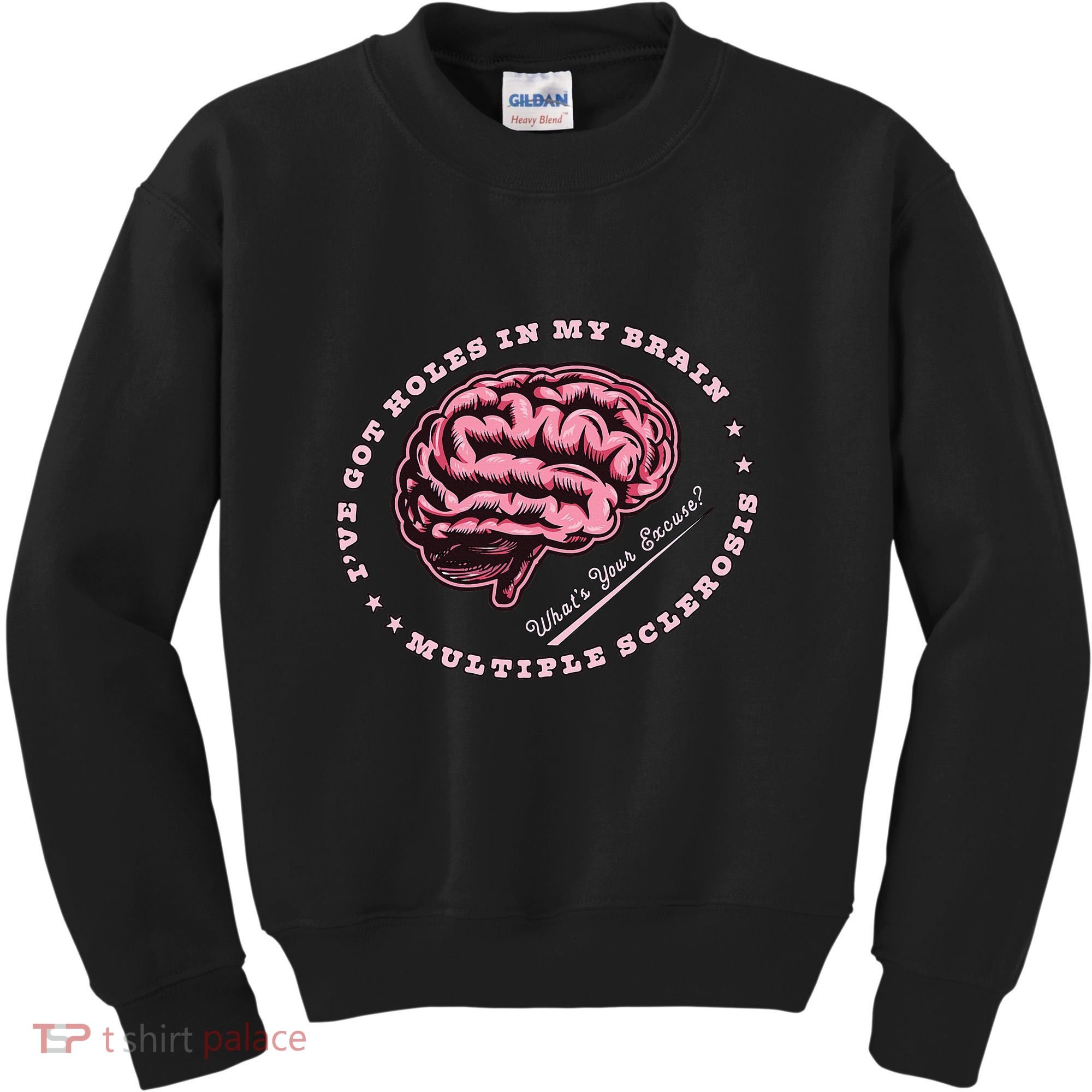 IVe Got Holes In My Brain Ms Multiple Sclerosis Awareness Kids Sweatshirt