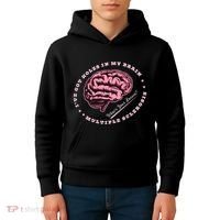 IVe Got Holes In My Brain Ms Multiple Sclerosis Awareness Kids Hoodie thumb 4