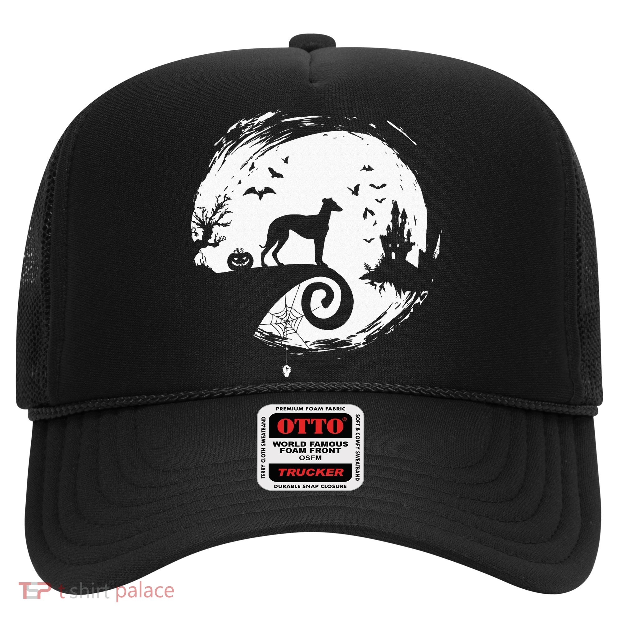 Italian Greyhound Halloween Costume Moon Silhouette Hat