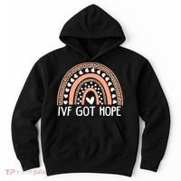 IVF Got Hope Inspiration Rainbow IVF Mom Fertility Surrogate Hoodie thumb 0