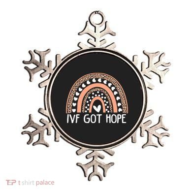 IVF Got Hope Inspiration Rainbow IVF Mom Fertility Surrogate Ornament