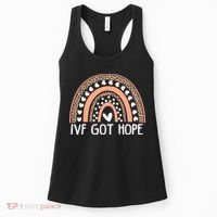IVF Got Hope Inspiration Rainbow IVF Mom Fertility Surrogate Women's Tank Top thumb 0