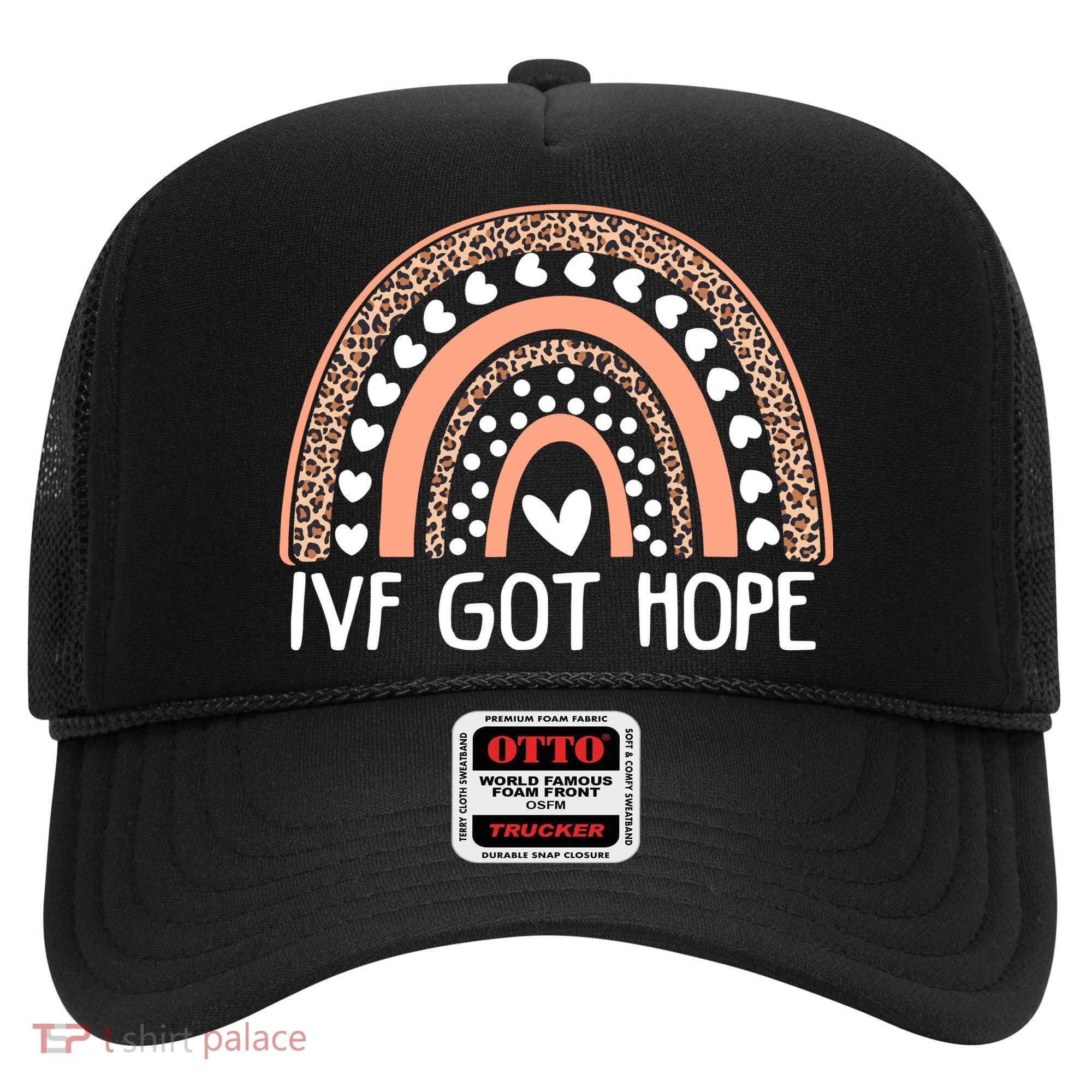 IVF Got Hope Inspiration Rainbow IVF Mom Fertility Surrogate Hat