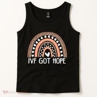 IVF Got Hope Inspiration Rainbow IVF Mom Fertility Surrogate Tank Top thumb 2