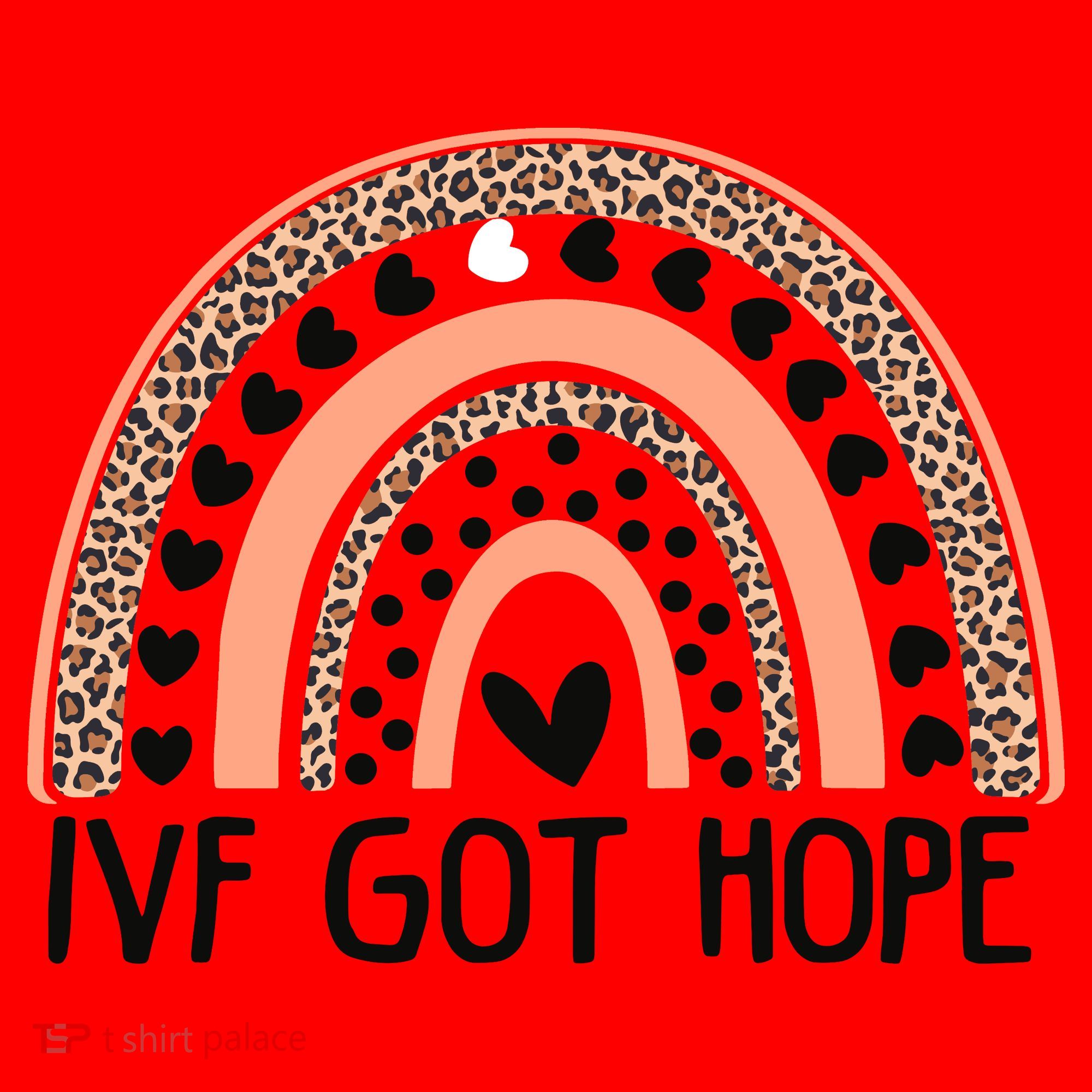 IVF Got Hope Inspiration Rainbow IVF Mom Fertility Surrogate Santa Hat