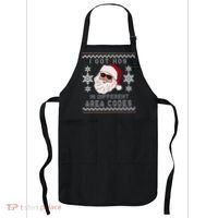 I Got Hos In Different Area Codes Funny Christmas Sweater Apron thumb 0