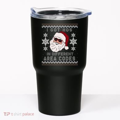 I Got Hos In Different Area Codes Funny Christmas Sweater Tumbler