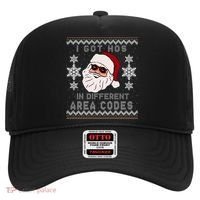 I Got Hos In Different Area Codes Funny Christmas Sweater Hat thumb 0