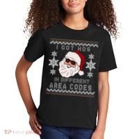 I Got Hos In Different Area Codes Funny Christmas Sweater Kids T-Shirt thumb 2