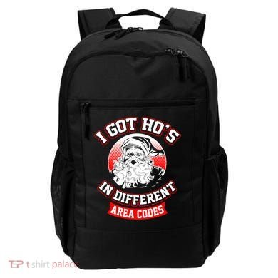 I Got Hos In Different Area Codes Christmas Gift Santa Backpack