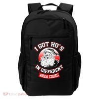 I Got Hos In Different Area Codes Christmas Gift Santa Backpack thumb 0