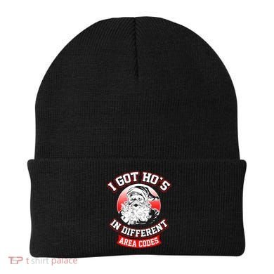 I Got Hos In Different Area Codes Christmas Gift Santa Beanie
